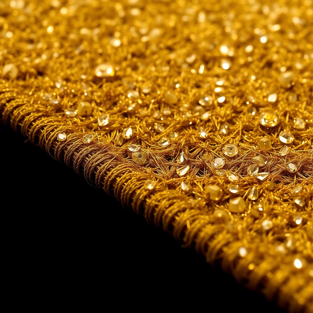 Gold and jeweled carpets